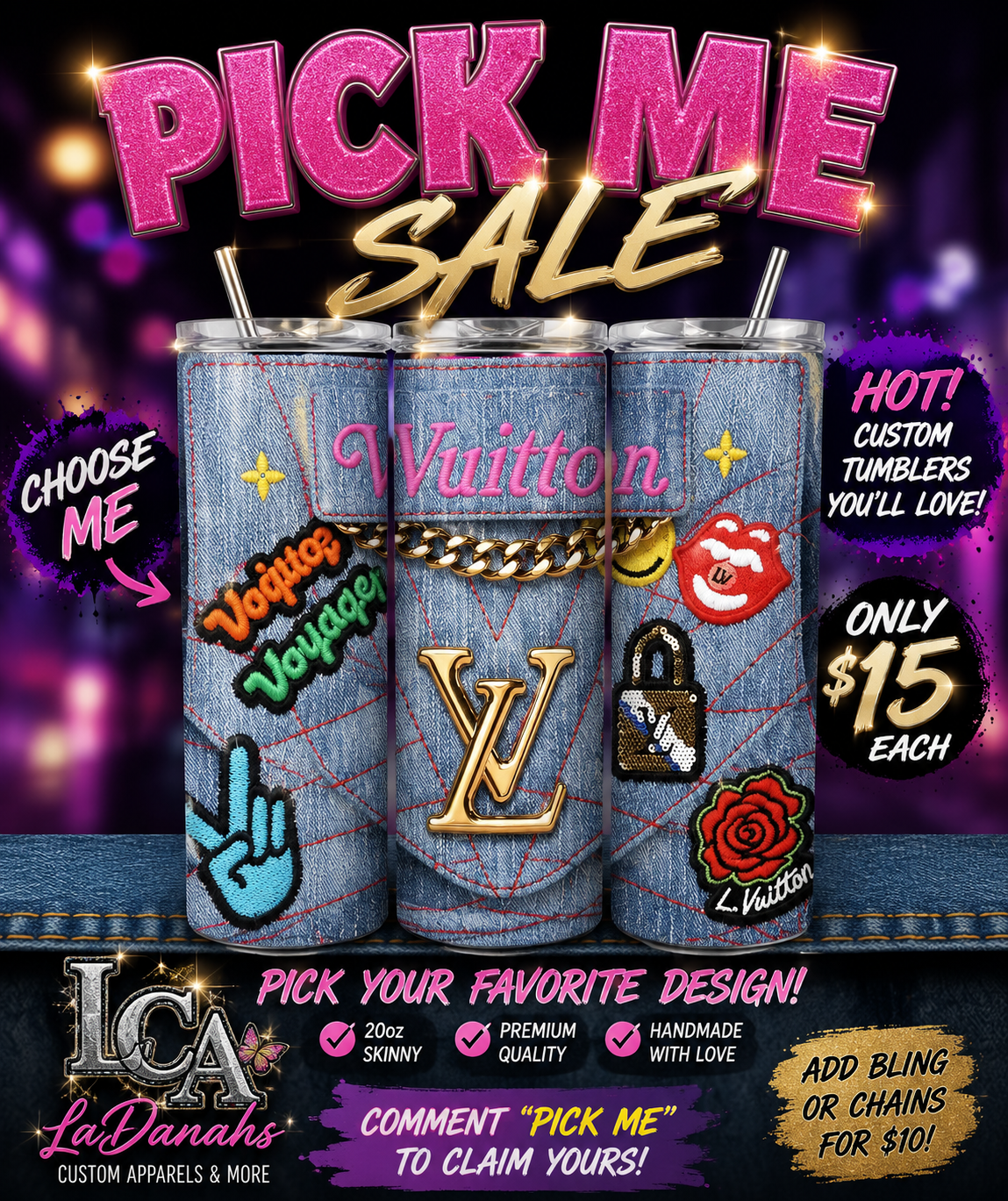 Pick Me Tumblers