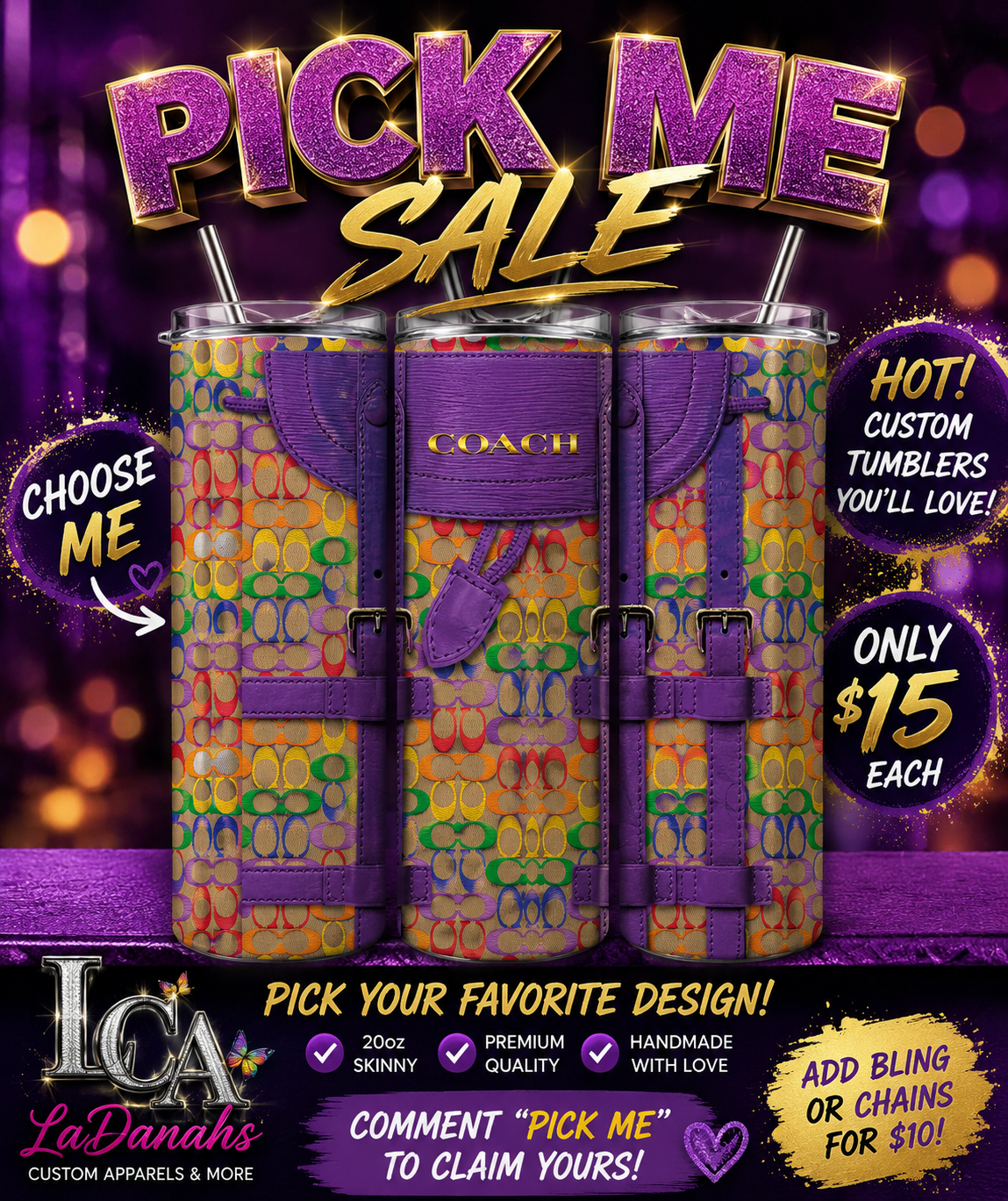 Pick Me Tumblers