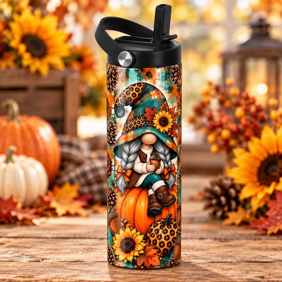 (A)Fall 20 oz Tumblers & Water Bottles