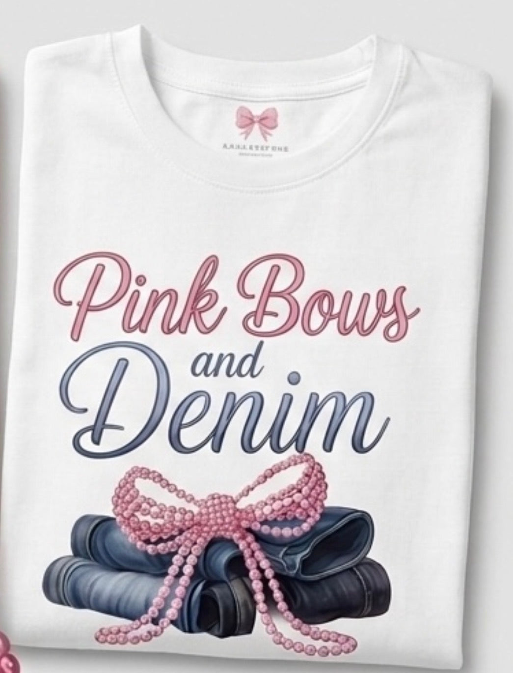 Pink Bows & Denim