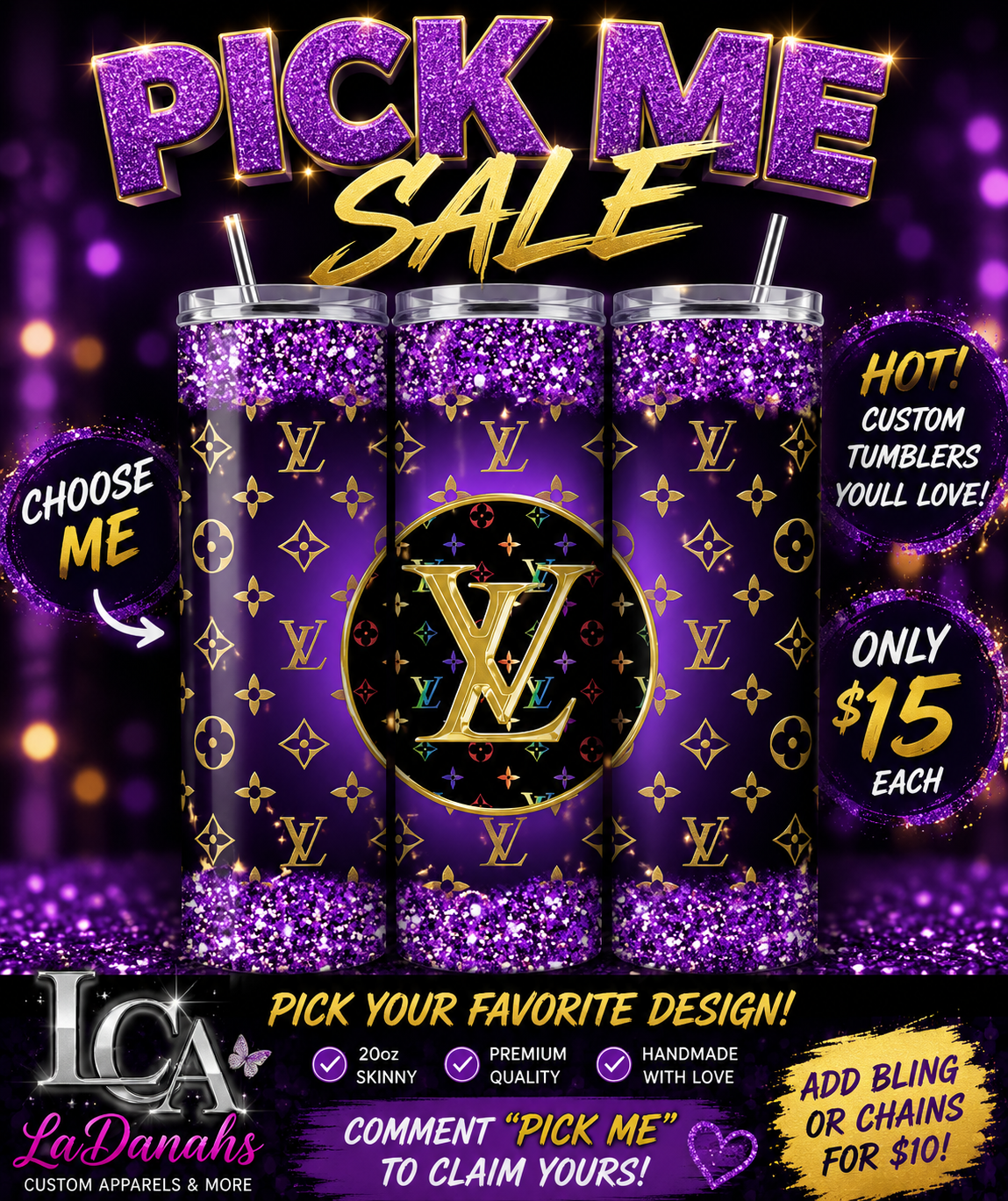 Pick Me Tumblers