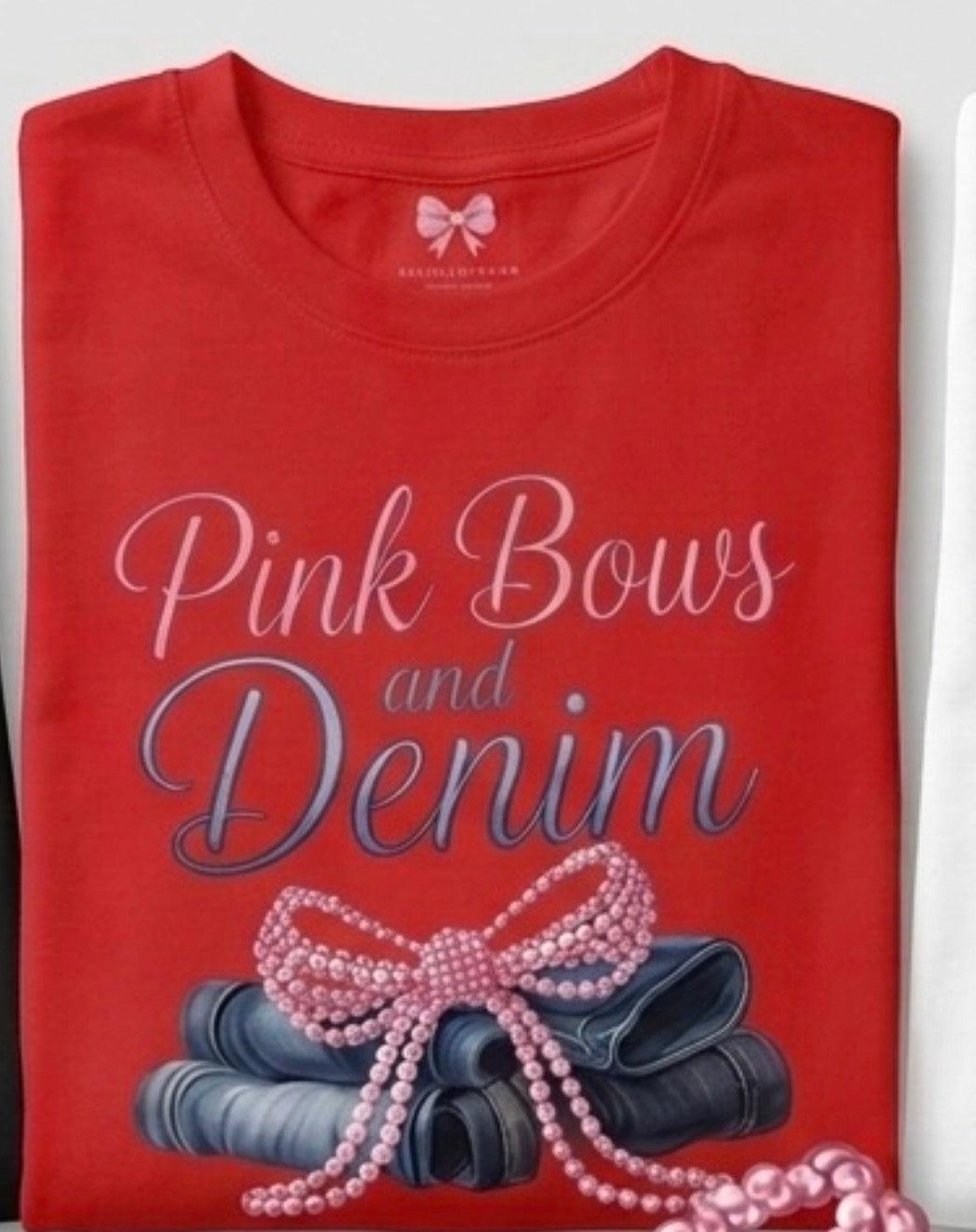 Pink Bows & Denim