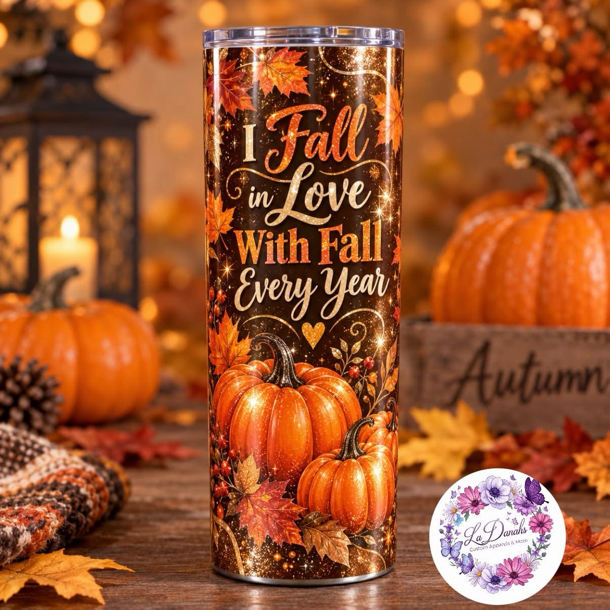 (A)Fall 20 oz Tumblers & Water Bottles