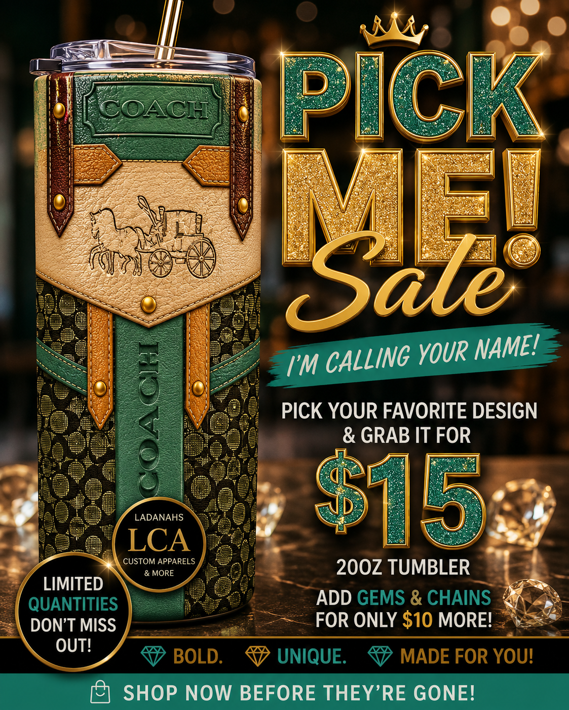 Pick Me Tumblers