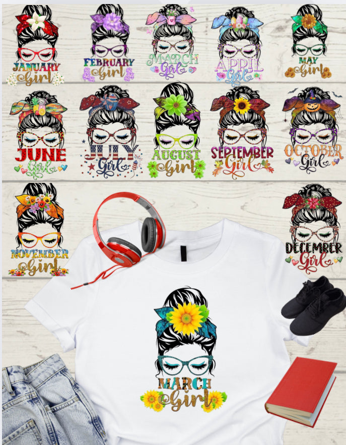 Birthday Month Tees